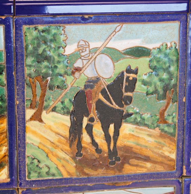 Azulejos decorativos Quijote
