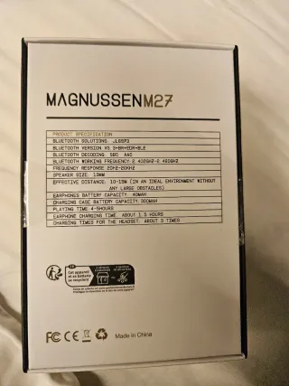 Auriculares Magnussen M27 Negros