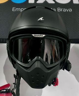 Casco SHARK "Drak" talla XL Negro Mate.