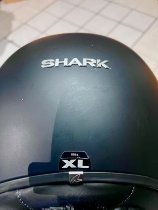 Casco SHARK "Drak" talla XL Negro Mate.