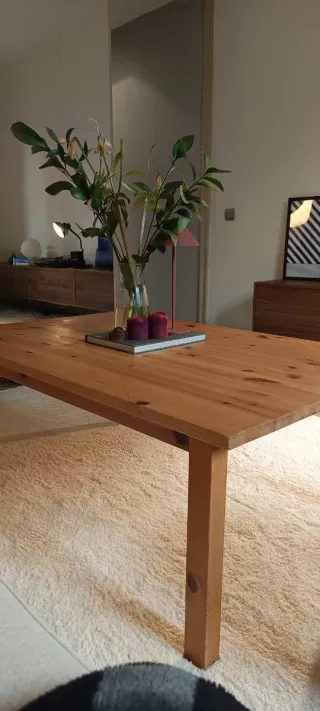 Mesa de centro de madera