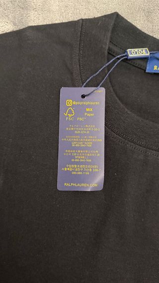 Camiseta Polo Ralph Lauren Negra