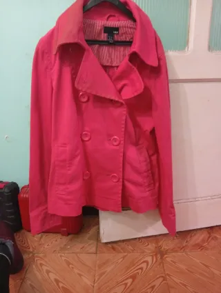 Blazer H&M Mujer color salmón talla M