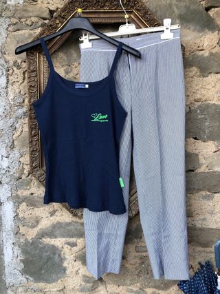 Pantaloni Brooksfield cotone rigati