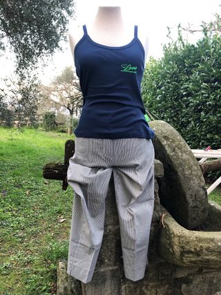 Pantaloni Brooksfield cotone rigati