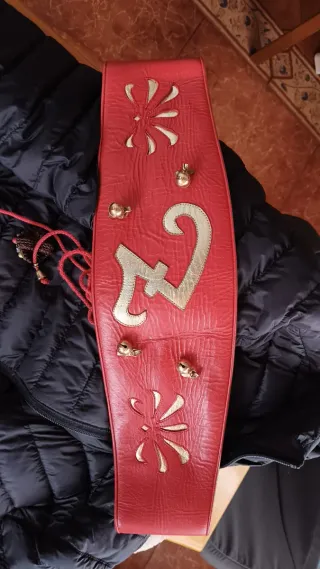 Cinturón Zingara Rojo y Dorado