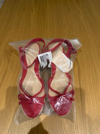 Alpargatas Cuña Sfera Rojas