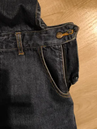 Peto vaquero ancho mujer