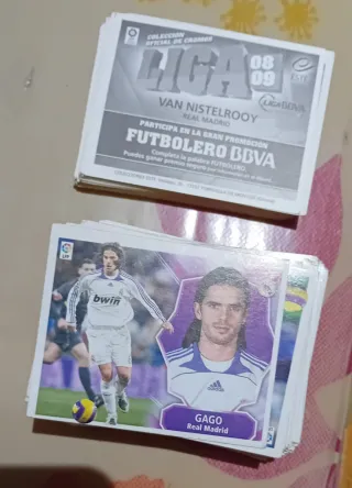 Lote cromos Liga BBVA Van Nistelrooy Gago
