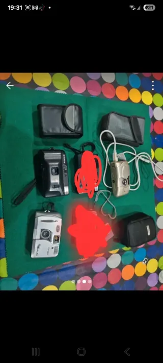 Lotto di 3 Fotocamere Vintage