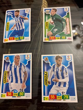 4 Cromos Fútbol La Liga