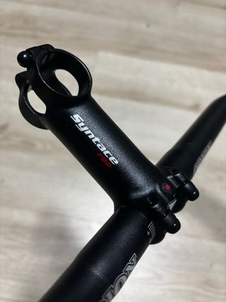 Potencia ciclismo y manillar bullhorn