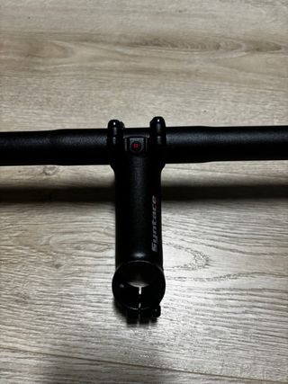 Potencia ciclismo y manillar bullhorn