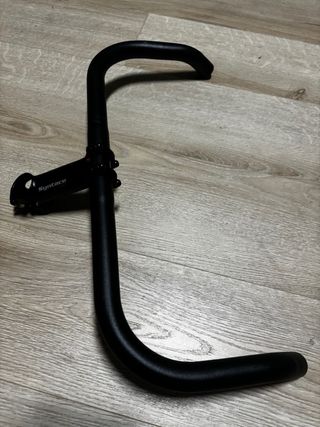 Potencia ciclismo y manillar bullhorn