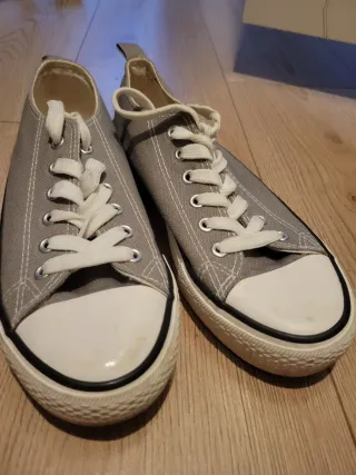 Zapatillas deportivas gris mujer