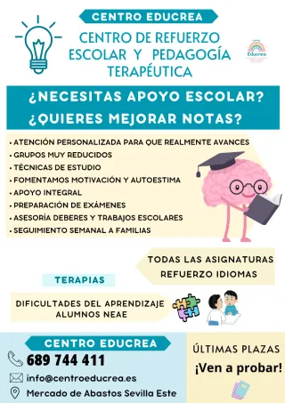 Clases de apoyo escolar  Terapias