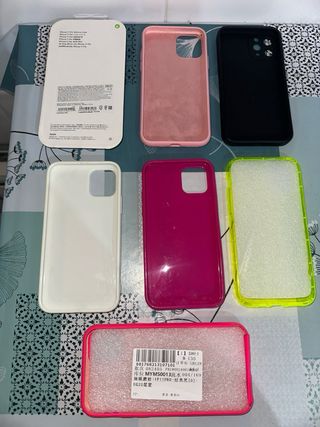 Lote 7 Carcasas iPhone 11 Pro
