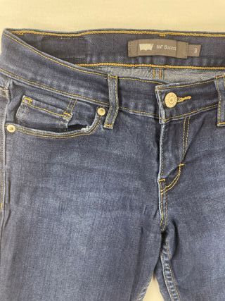 Levi's 524 Jeans Bootcut Azul Oscuro Vintage