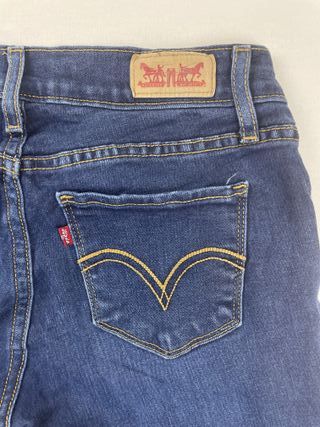 Levi's 524 Jeans Bootcut Azul Oscuro Vintage