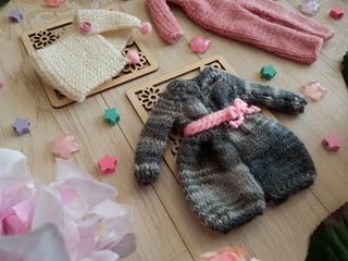 Set especial 2 conjuntos: "Pack monos rosa y gris"