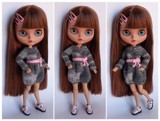 Set especial 2 conjuntos: "Pack monos rosa y gris"