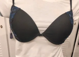 Sujetador 95C Negro y Azul