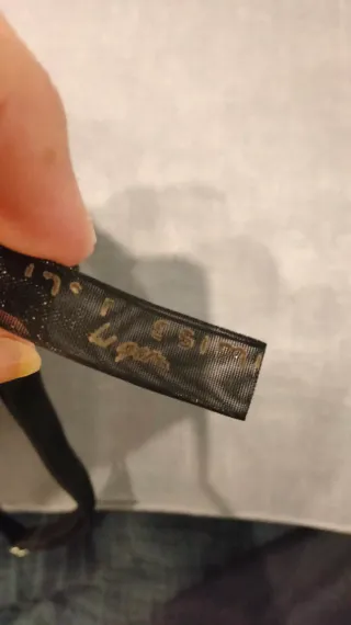 Sujetador 95C Negro y Azul