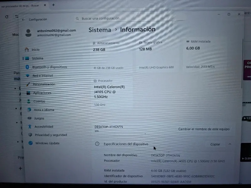 Portátil 15.6" con Office 2024 y Win 11 afbeelding 7
