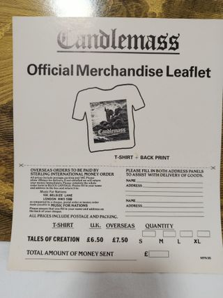 LP Candlemass Tales Of Creation