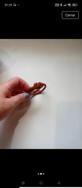 Pulsera trenzada de cuero