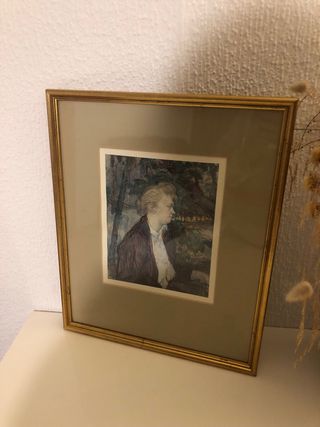 Reproducción Mujer en el jardín 1891