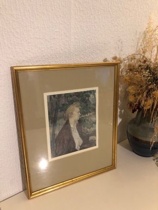 Reproducción Mujer en el jardín 1891