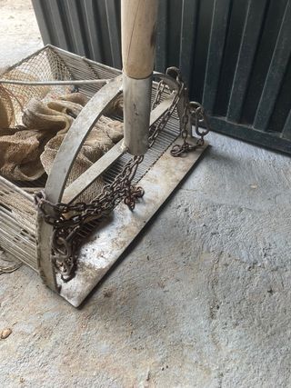 Rastrillo para coquinas