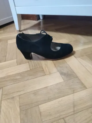 Zapatos Flamenco Semiprofesionales Negros