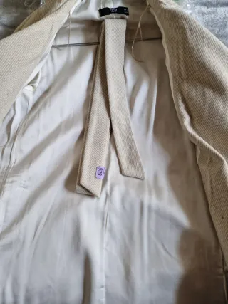 Cappotto lungo Mango beige XS