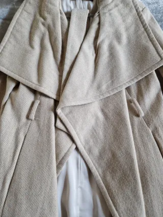 Cappotto lungo Mango beige XS