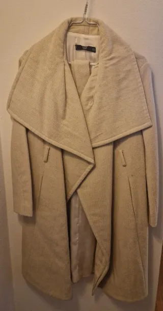 Cappotto lungo Mango beige XS