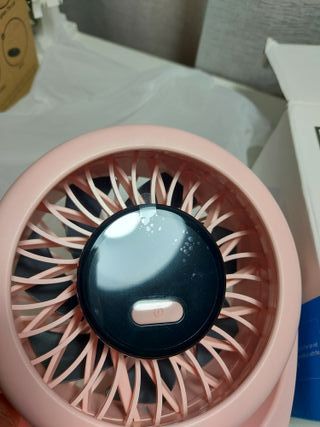 Mini ventilador USB de mesa potente 5 velocidades