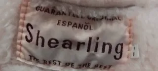 Giubbotto in vera pelle shearling da lavare