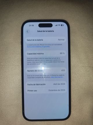 iPhone 15 256GB Negro