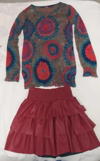 Completo, Gonna e maglietta Desigual