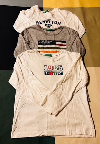 Pack 18 Camisetas variadas Manga Larga T. 5-6 Años