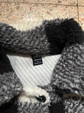 Chaqueta cuadros mujer