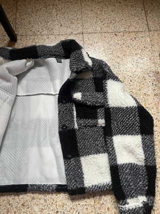 Chaqueta cuadros mujer