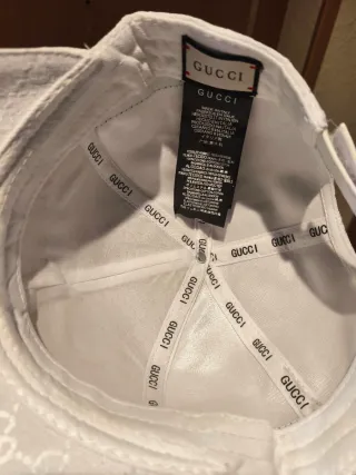 Gorra Gucci Blanca