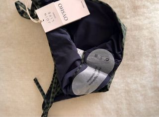 Biquíni Oysho Vichy Verde e Preto - tamanho M