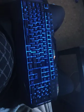 Teclado Gaming Quasar Retroiluminado Azul