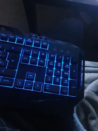 Teclado Gaming Quasar Retroiluminado Azul