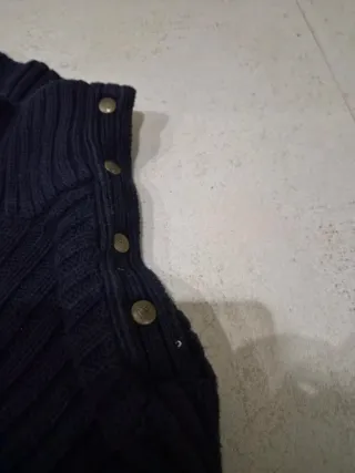 Jersey Armani T40 Algodón azuñ Marino