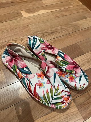 Alpargatas Mujer Estampado Floral